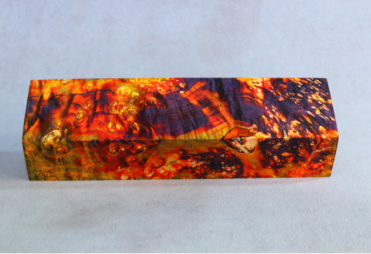 Stabilized Maple Burl Wood Mod Block